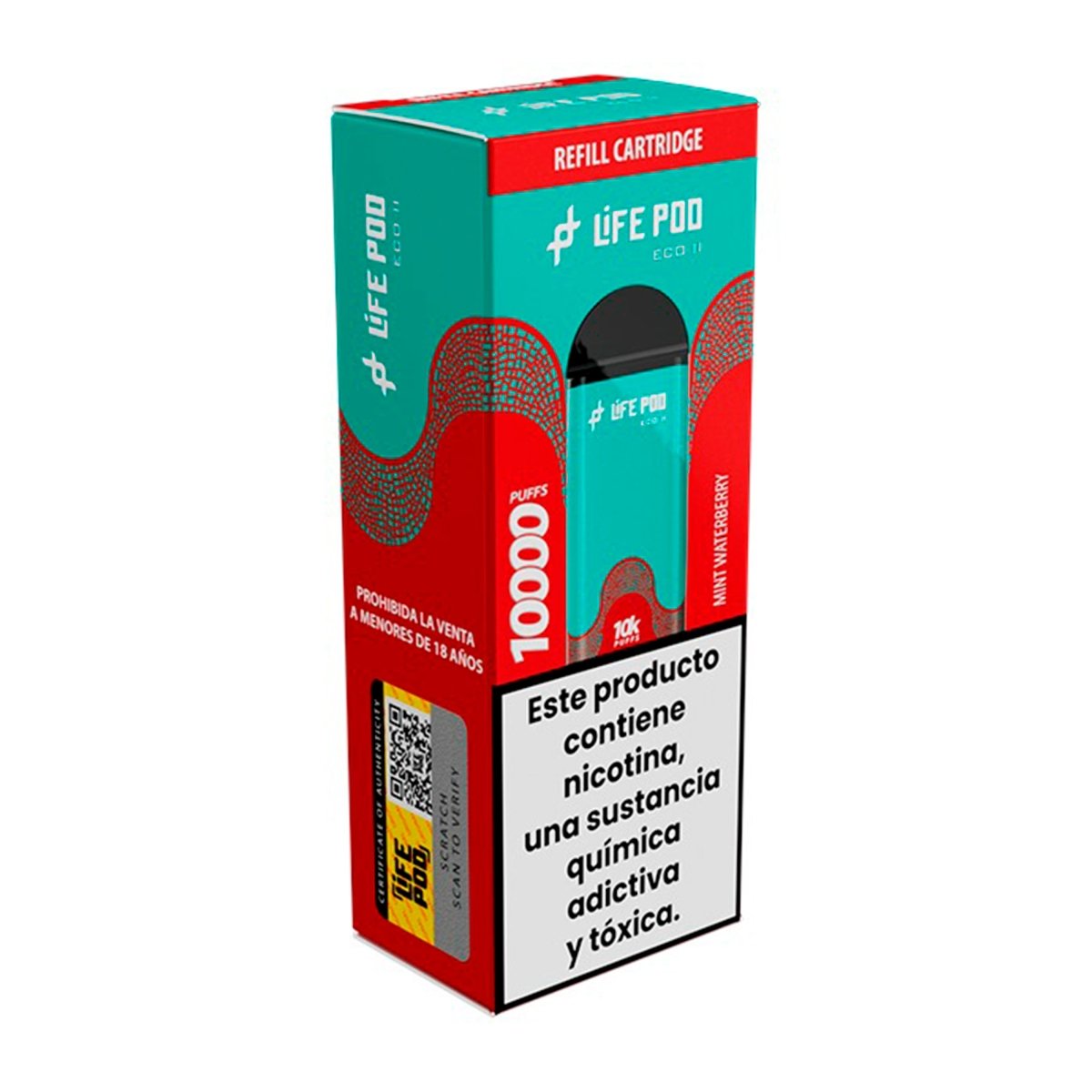 Life Pod - Eco II Pod 10000 PUFF - Vape Desechable - Life Pod | EQC - LIPO - ECOII - PODS - MWB