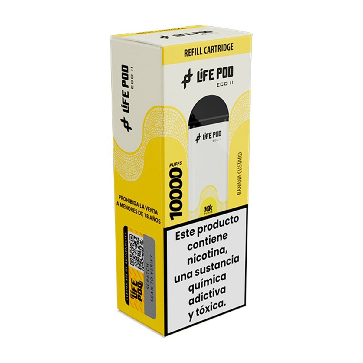 Life Pod - Eco II Pod 10000 PUFF - Vape Desechable - Life Pod | EQC - LIPO - ECOII - PODS - BAC