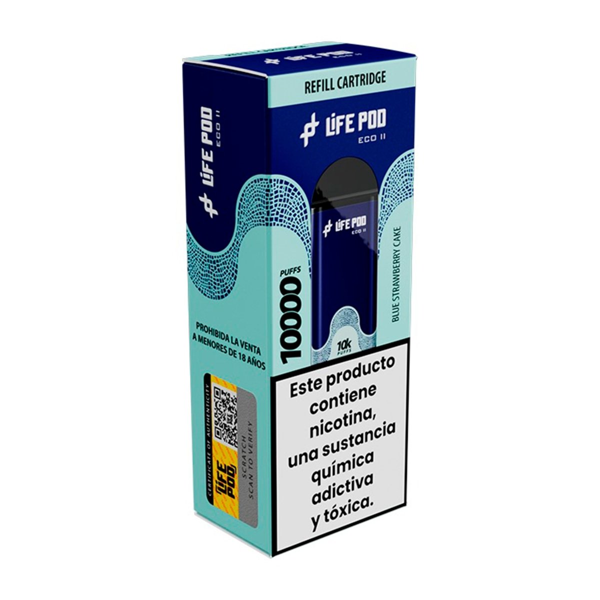 Life Pod - Eco II Pod 10000 PUFF - Vape Desechable - Life Pod | EQC - LIPO - ECOII - PODS - BSC