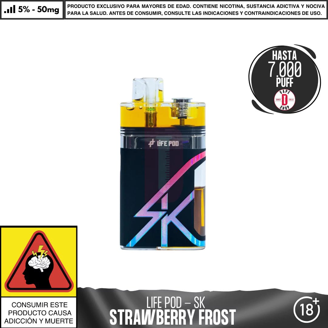 Life Pod - Eco SK 7000 PUFF - Vape Desechable - Life Pod | DIS - LIPO - SK - SBF