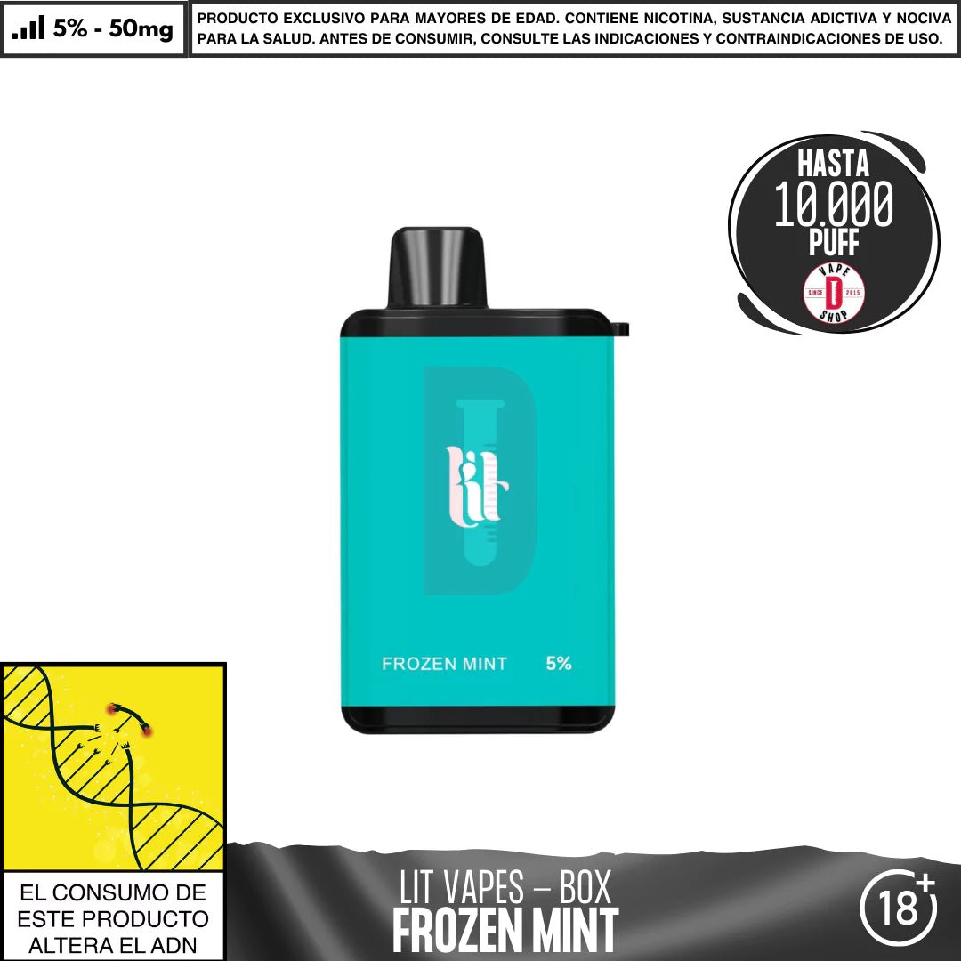 Lit Vapes - BOX 10000 PUFF - Vape Desechable - Lit Vapes | DIS - LIT - BOX - 10K - FRMI