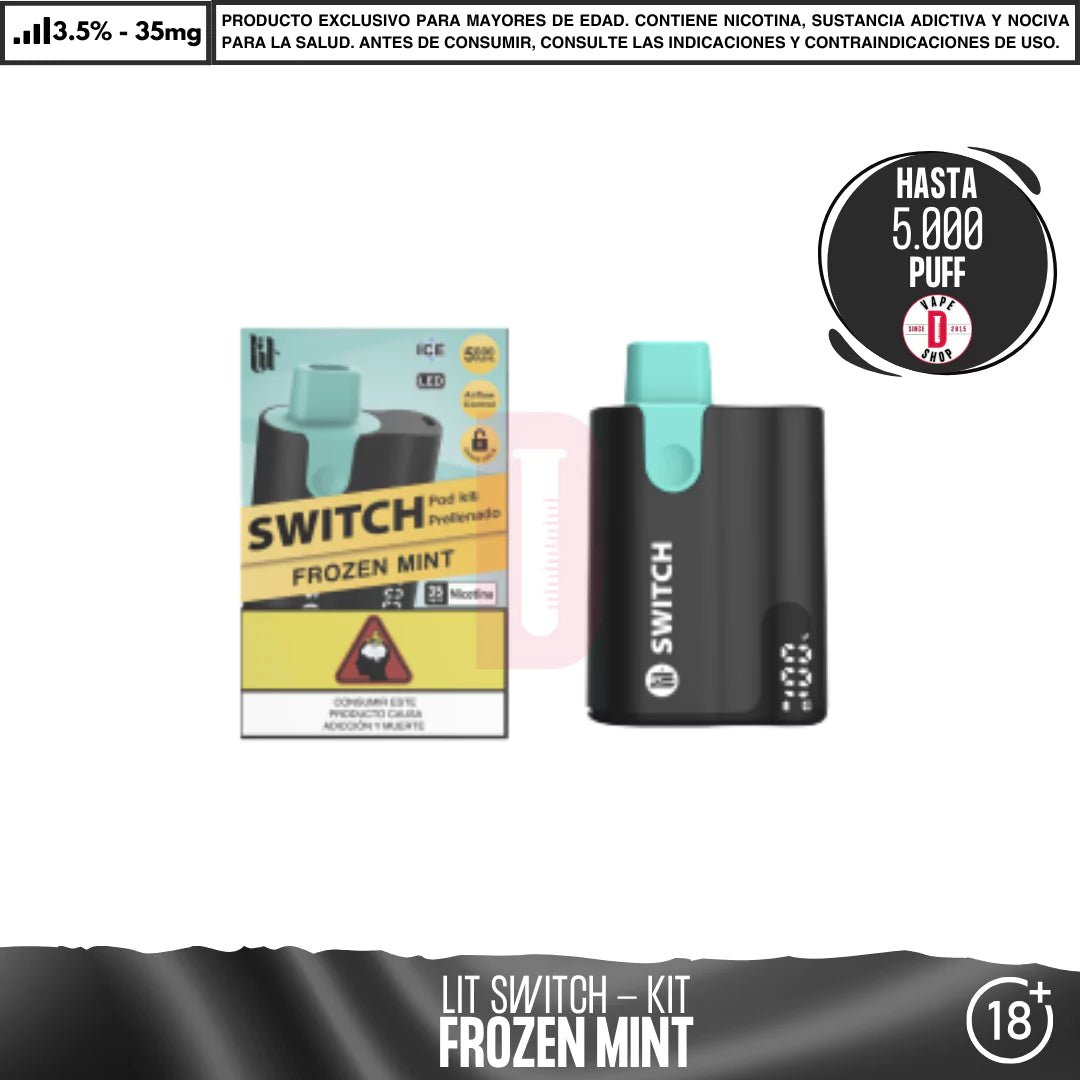 Lit Vapes - Litpod Switch kit - Vape Desechable - Lit Vapes | EQC - LIT - LPS - FRMI
