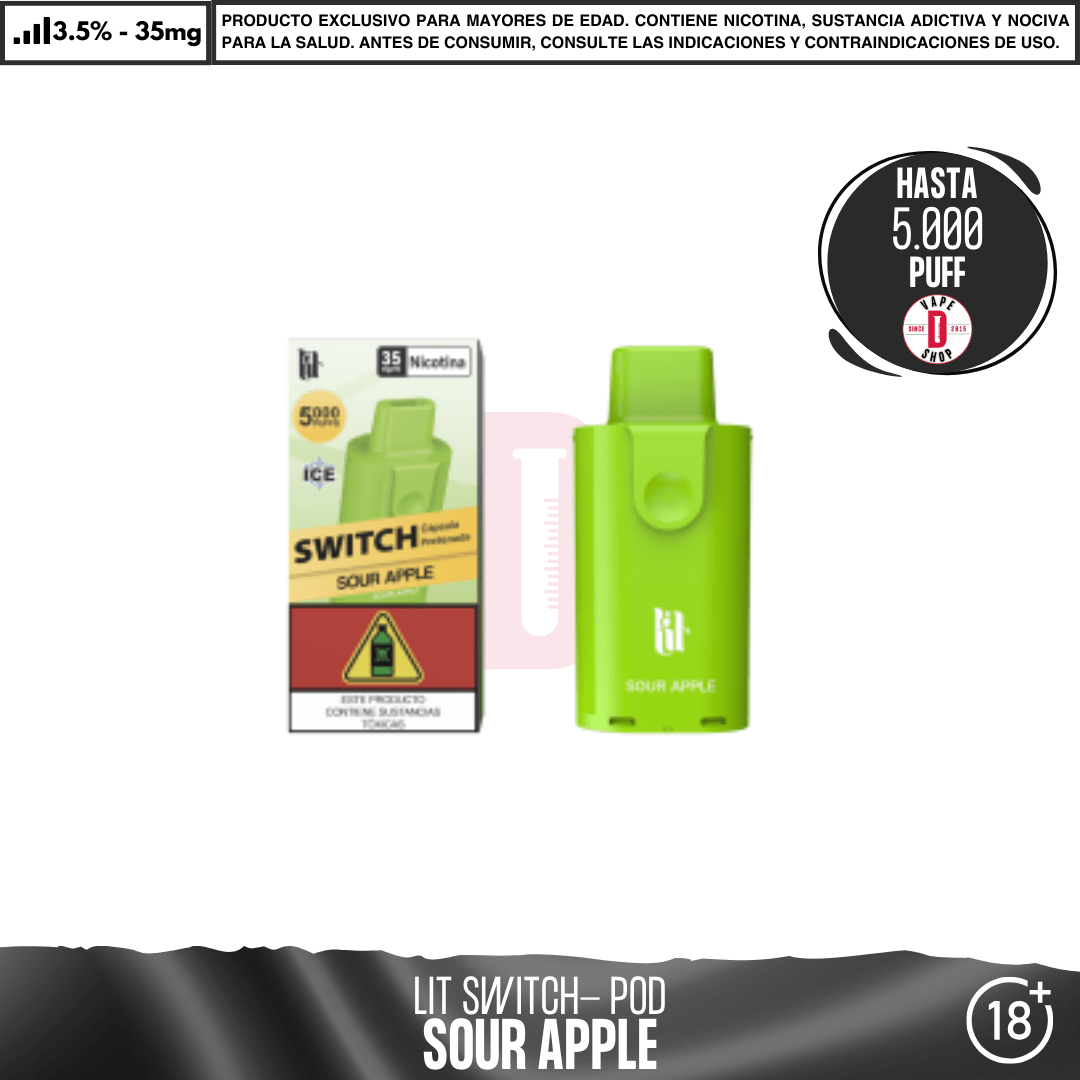 Lit Vapes - Litpod Switch Pod 5000 PUFF - Vape Desechable - Lit Vapes | EQC-LIT-LPS-POD-SOAP