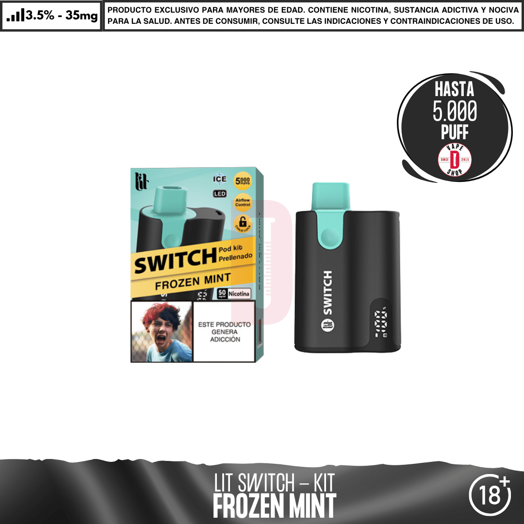 Litpod Switch kit - Vape Desechable - Lit Vapes | EQC-LIT-LPS-FRMI