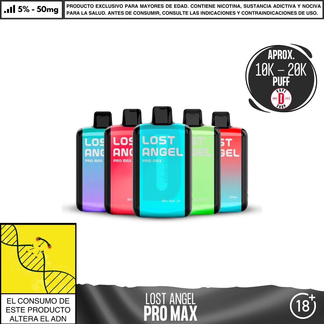 Lost Angel - Pro Max 10000 - 20000 PUFF - Vape Desechable - Lost Angel | DIS - LOAN - PM2 - BRI