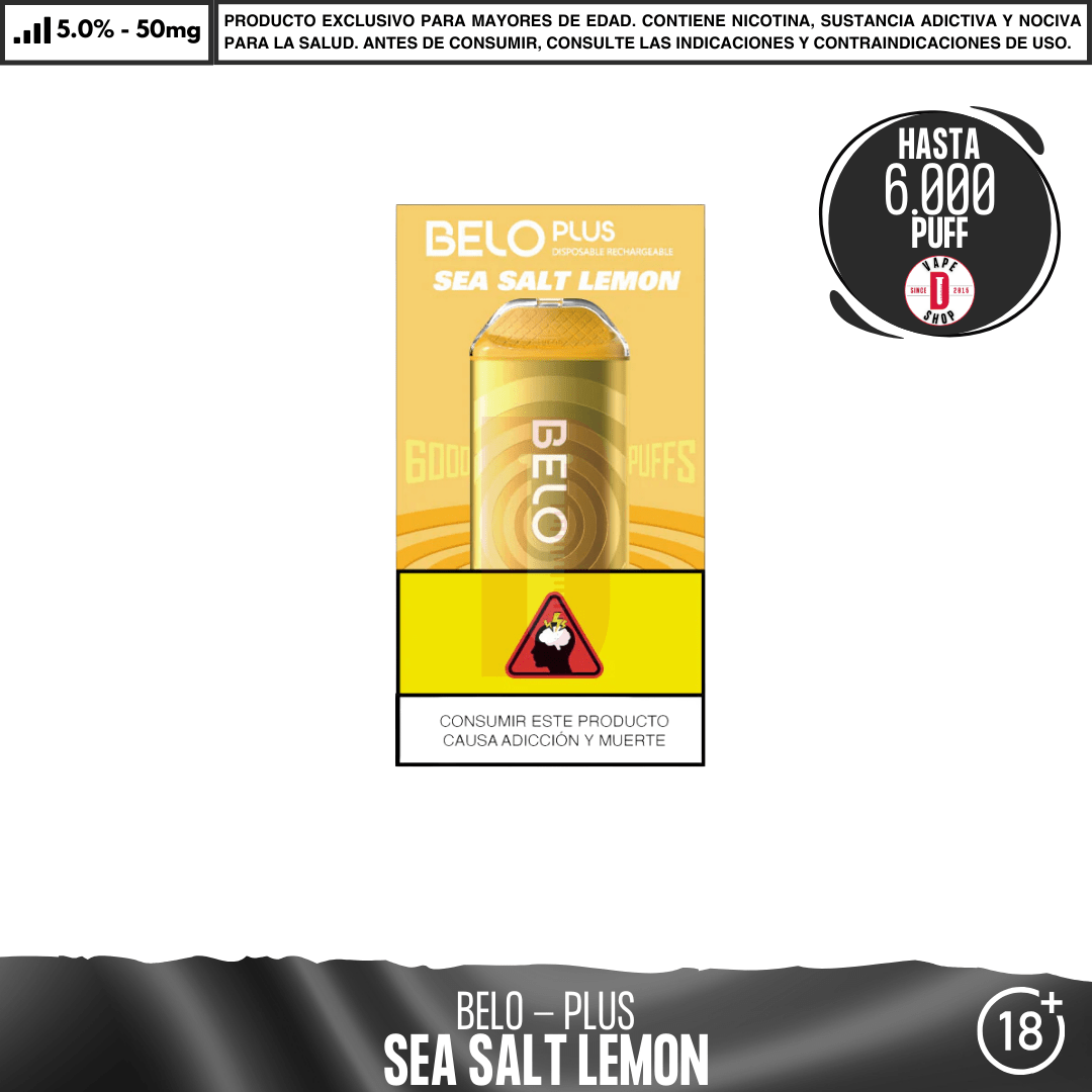 Lykcan - Belo Plus 6000 PUFF - Vape Desechable - Lykcan | DIS-LYK-BEP-SSL-50