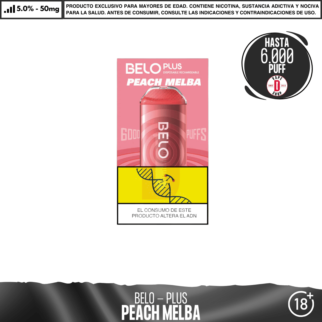 Lykcan - Belo Plus 6000 PUFF - Vape Desechable - Lykcan | DIS-LYK-BEP-PEM-50