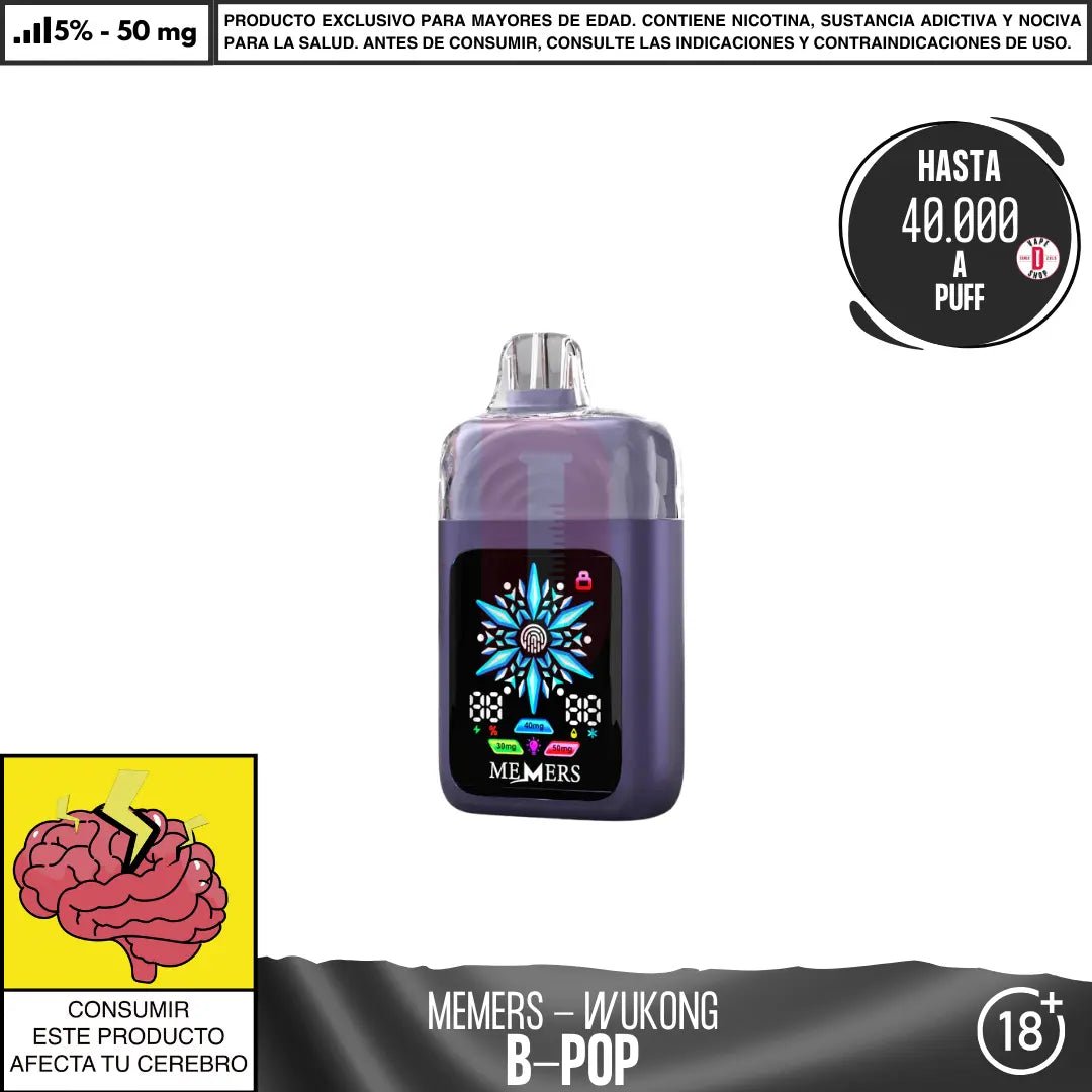 Memers - Wukong V40000 - Vape Desechable - Memers | DIS - MEM - WUK - 09
