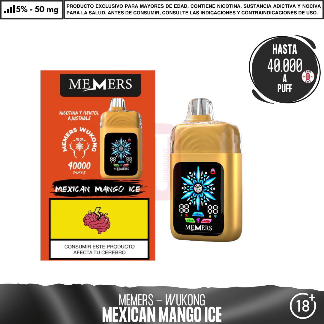 Memers - Wukong V40000 - Vape Desechable - Memers | DIS-MEM-WUK-10