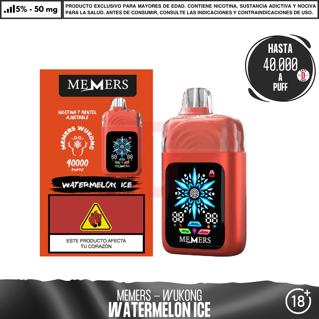 Memers - Wukong V40000 - Vape Desechable - Memers | DIS-MEM-WUK-08