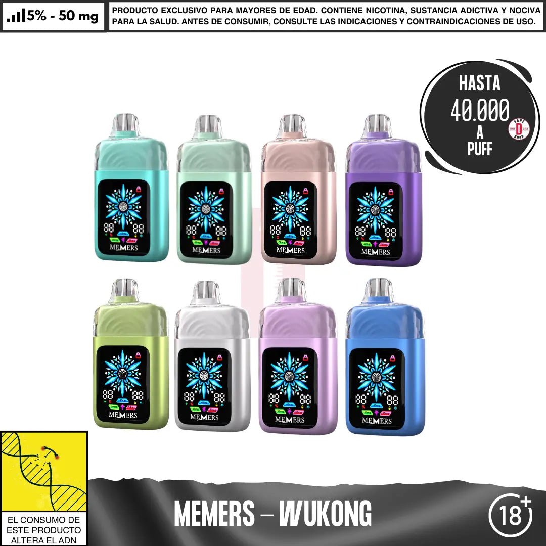 Memers - Wukong V40000 - Vape Desechable - Memers | DIS - MEM - WUK - 09