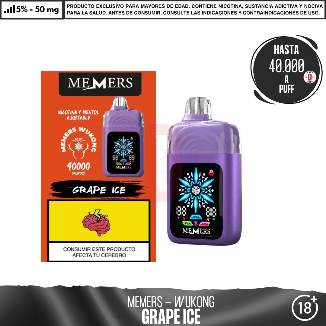 Memers - Wukong V40000 - Vape Desechable - Memers | DIS-MEM-WUK-03