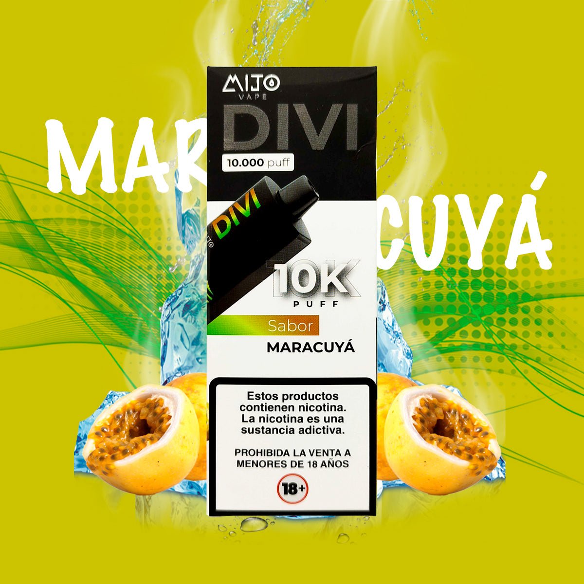 Mijo - Divi 10000 PUFF - Vape Desechable - Mijo | DIS - MITO - MAR - DIV - 50