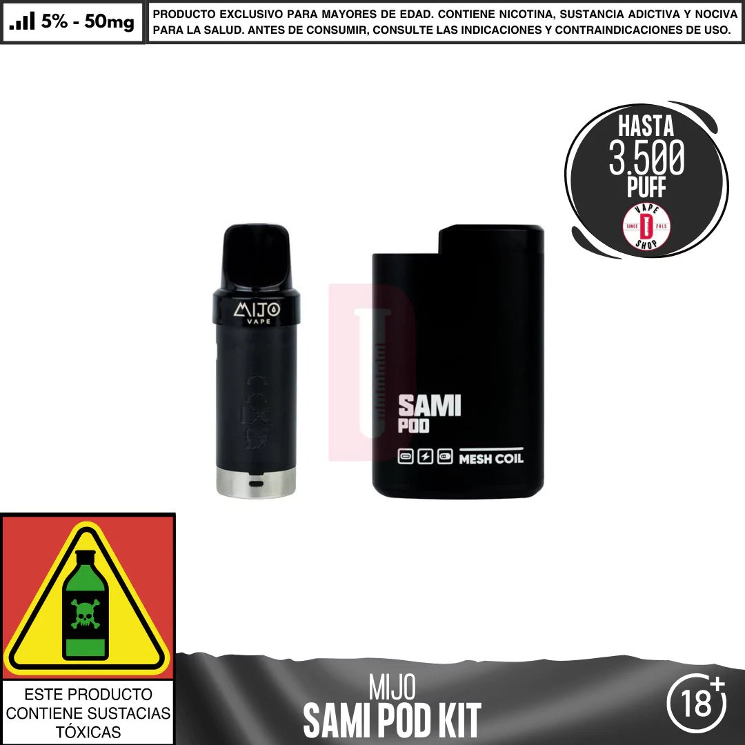 Mijo - Sami Pod Kit - Vape Desechable - Mijo | EQC - MITO - SM - NEI