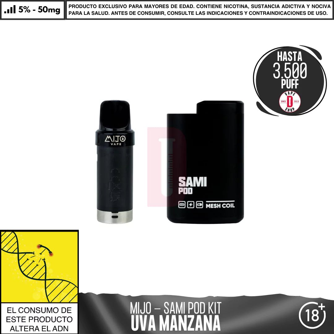 Mijo - Sami Pod Kit - Vape Desechable - Mijo | EQC - MITO - SM - NUM