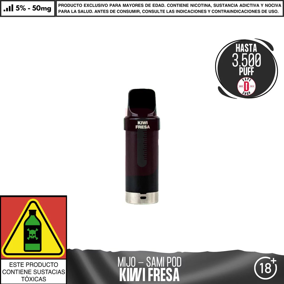 Mijo - Sami Pod NexMesh 3500 PUFF - Vape Desechable - Mijo | EQC - MITO - SM - PODS - KIF