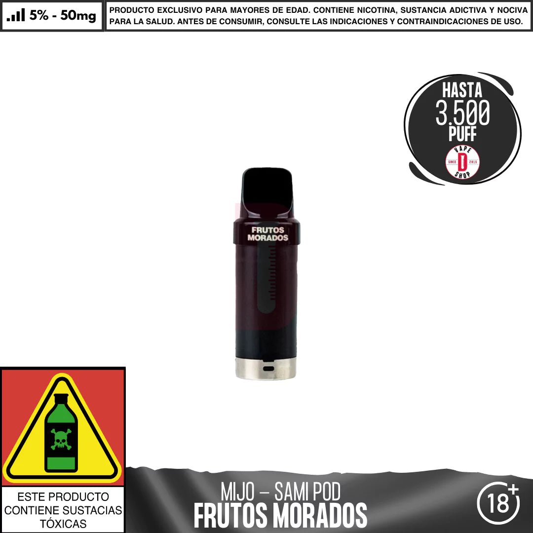 Mijo - Sami Pod NexMesh 3500 PUFF - Vape Desechable - Mijo | EQC - MITO - SM - PODS - FRM
