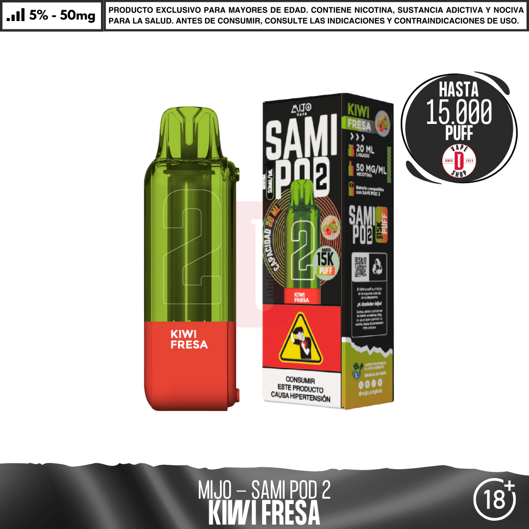 Mijo Vape - Sami pod 2 15000 PUFF - Vape Desechable - Mijo | EQC-MIJ-SM2-POD-6