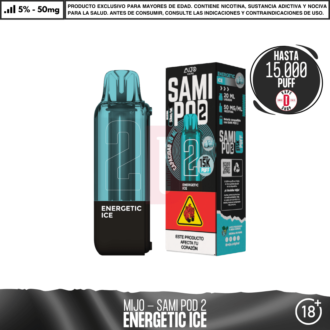 Mijo Vape - Sami pod 2 15000 PUFF - Vape Desechable - Mijo | EQC-MIJ-SM2-POD-3