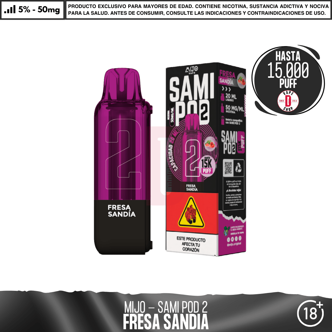 Mijo Vape - Sami pod 2 15000 PUFF - Vape Desechable - Mijo | EQC-MIJ-SM2-POD-4