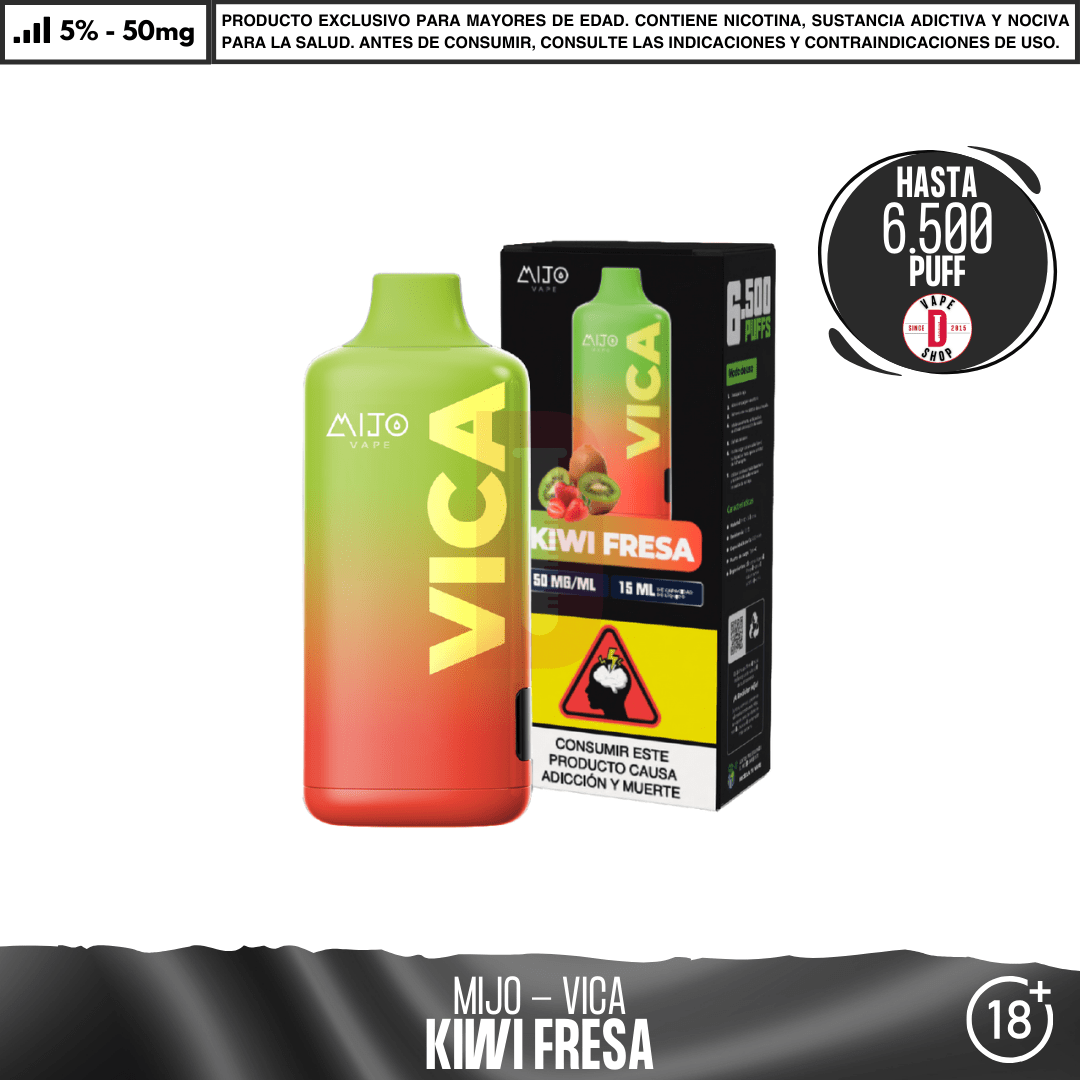 Mijo - Vica 6500 PUFF - Vape Desechable - Mijo | DIS-MITO-KIF-VIC-50