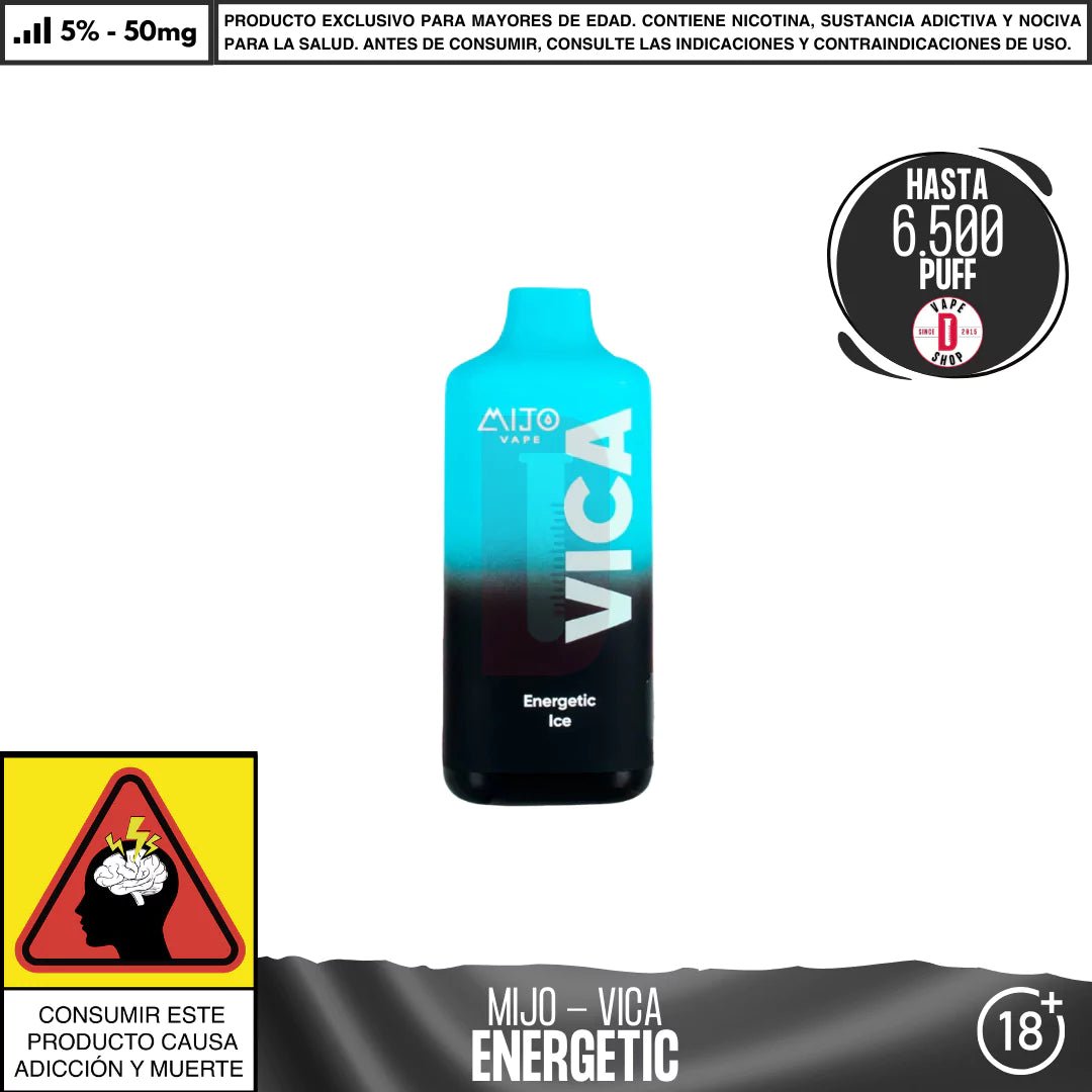 Mijo - Vica 6500 PUFF - Vape Desechable - Mijo | DIS - MITO - ENI - VIC - 50