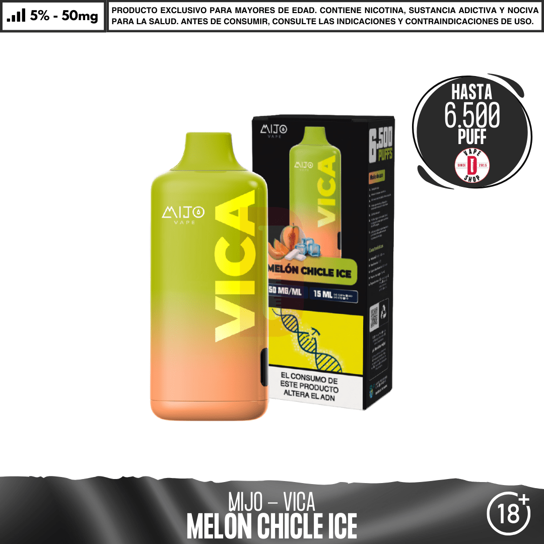 Mijo - Vica 6500 PUFF - Vape Desechable - Mijo | DIS-MITO-MCI-VIC-50