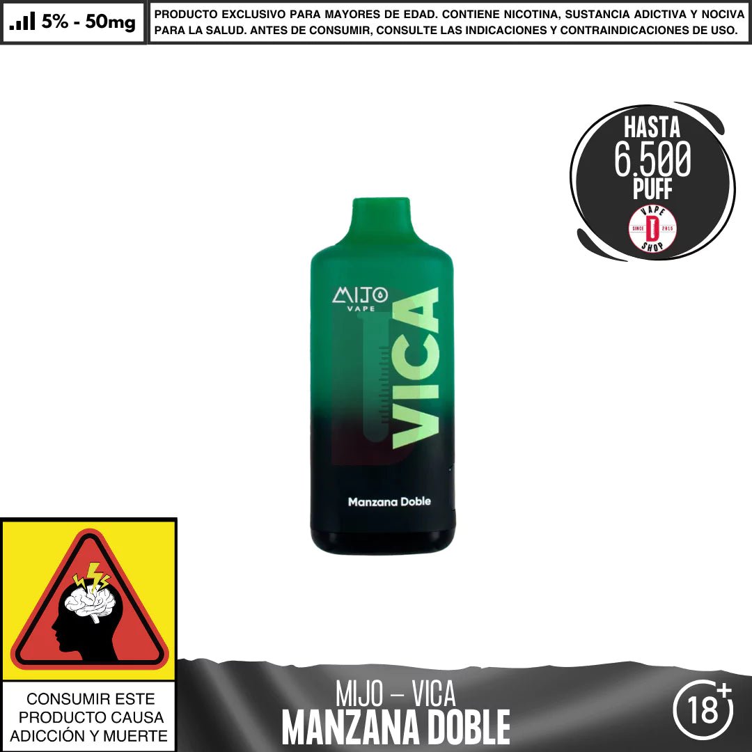 Mijo - Vica 6500 PUFF - Vape Desechable - Mijo | DIS - MITO - MAD - VIC - 50