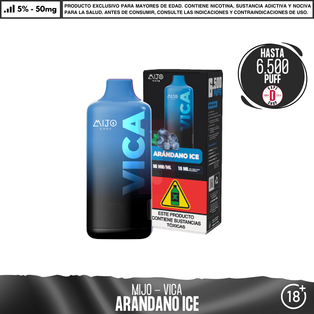 Mijo - Vica 6500 PUFF - Vape Desechable - Mijo | DIS-MITO-ARI-VIC-50