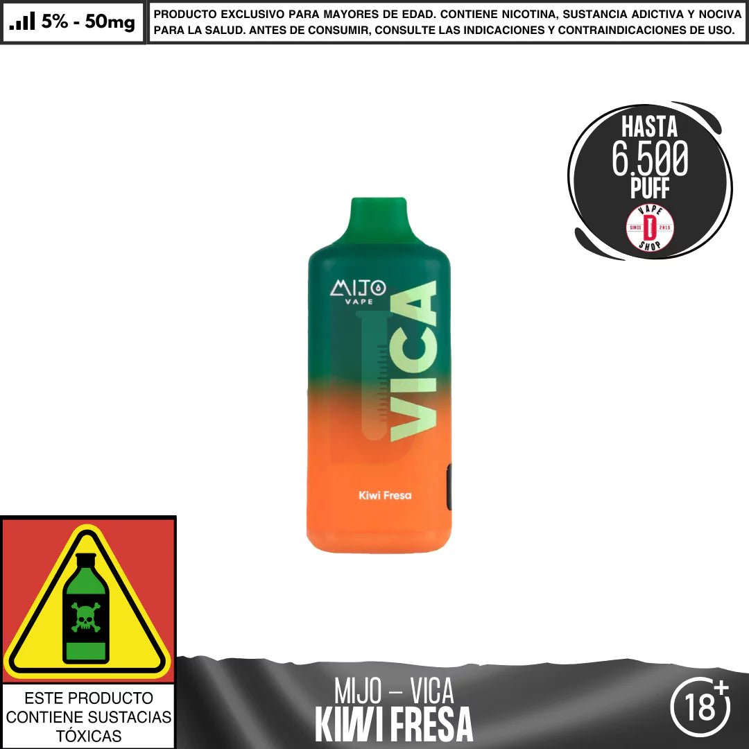 Mijo - Vica 6500 PUFF - Vape Desechable - Mijo | DIS - MITO - KIF - VIC - 50