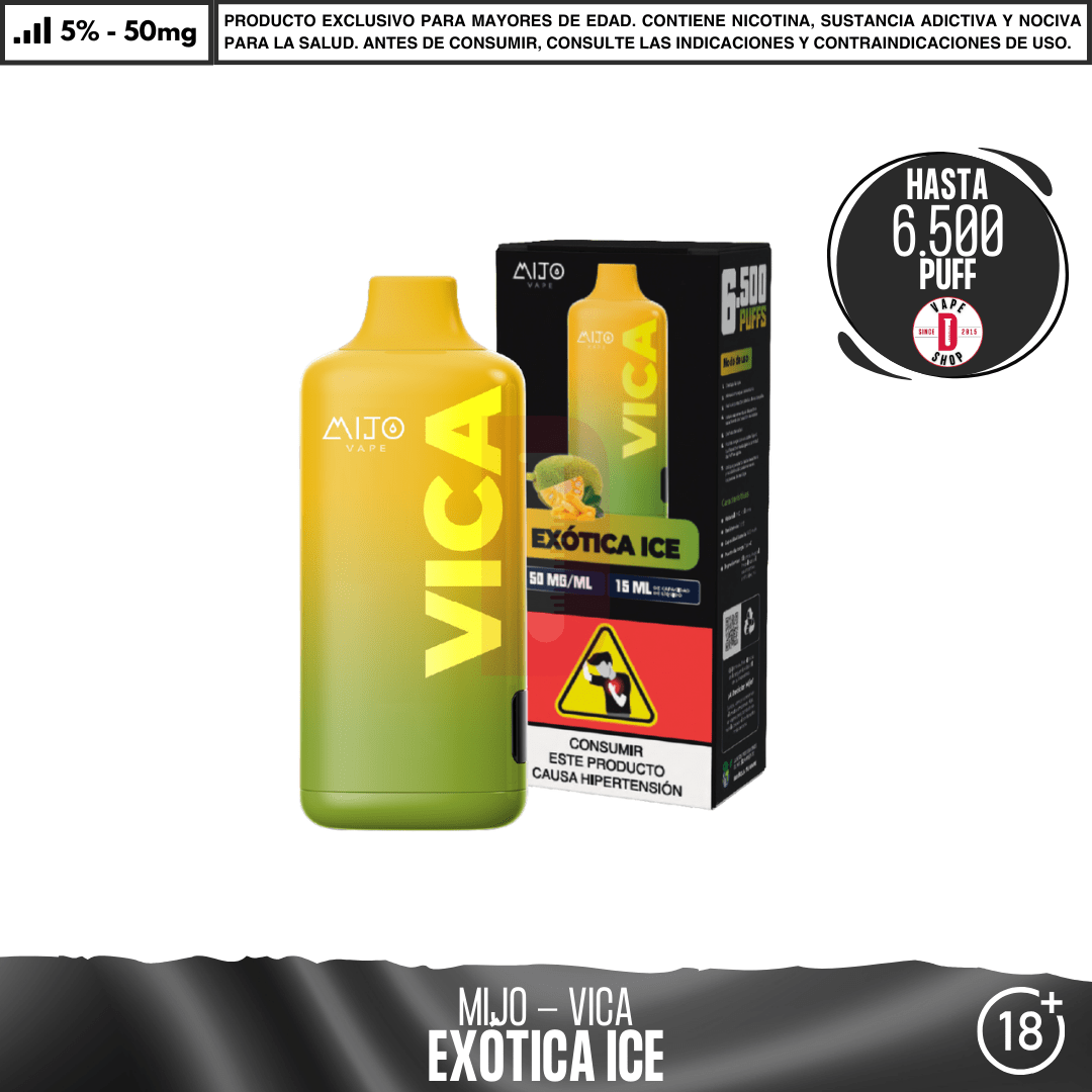 Mijo - Vica 6500 PUFF - Vape Desechable - Mijo | DIS-MITO-EXI-VIC-50
