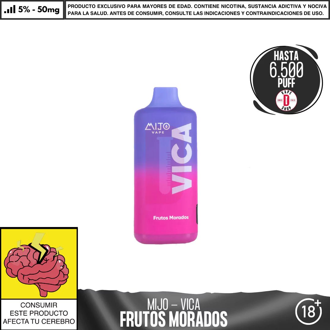 Mijo - Vica 6500 PUFF - Vape Desechable - Mijo | DIS - MITO - FRM - VIC - 50