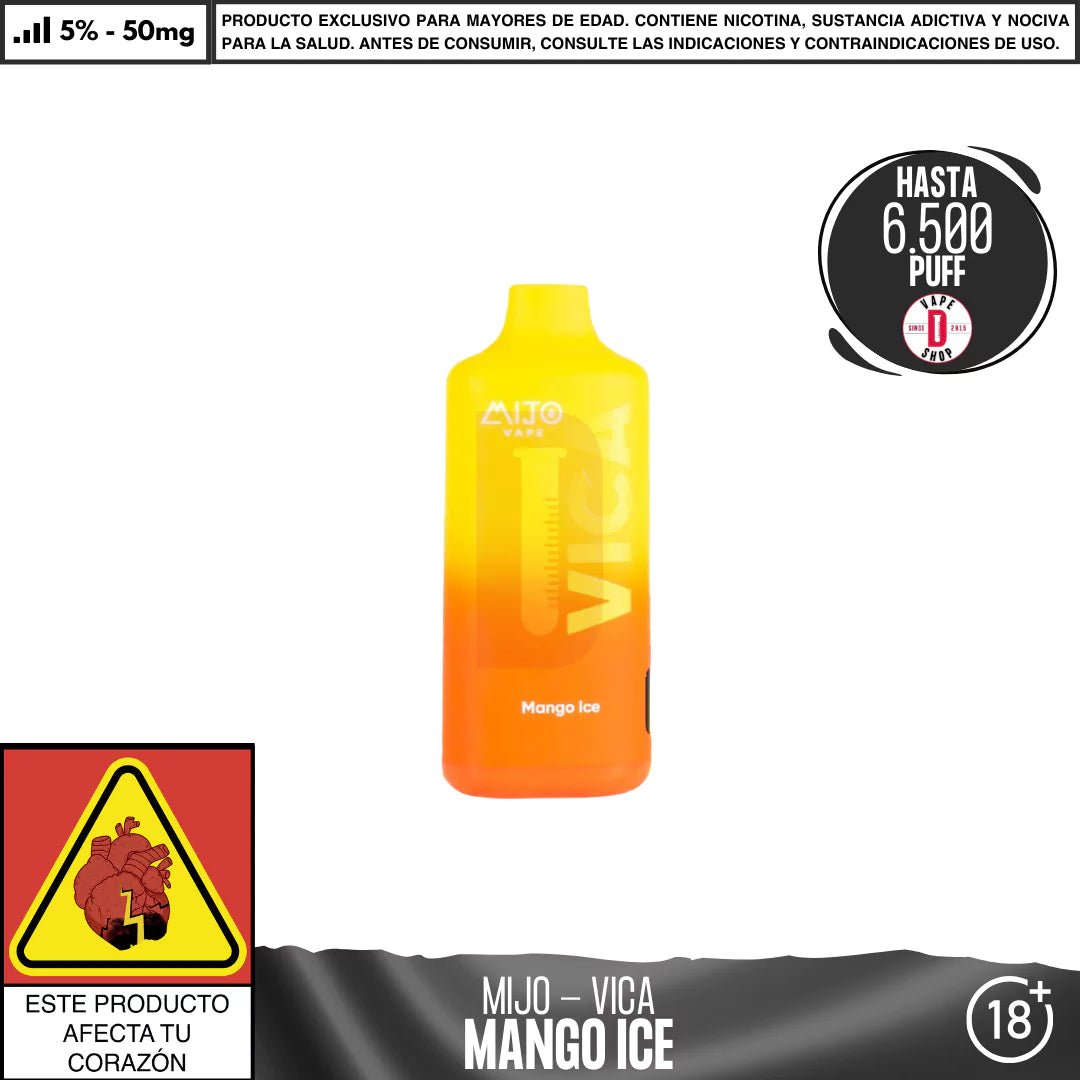 Mijo - Vica 6500 PUFF - Vape Desechable - Mijo | DIS - MITO - MAI - VIC - 50