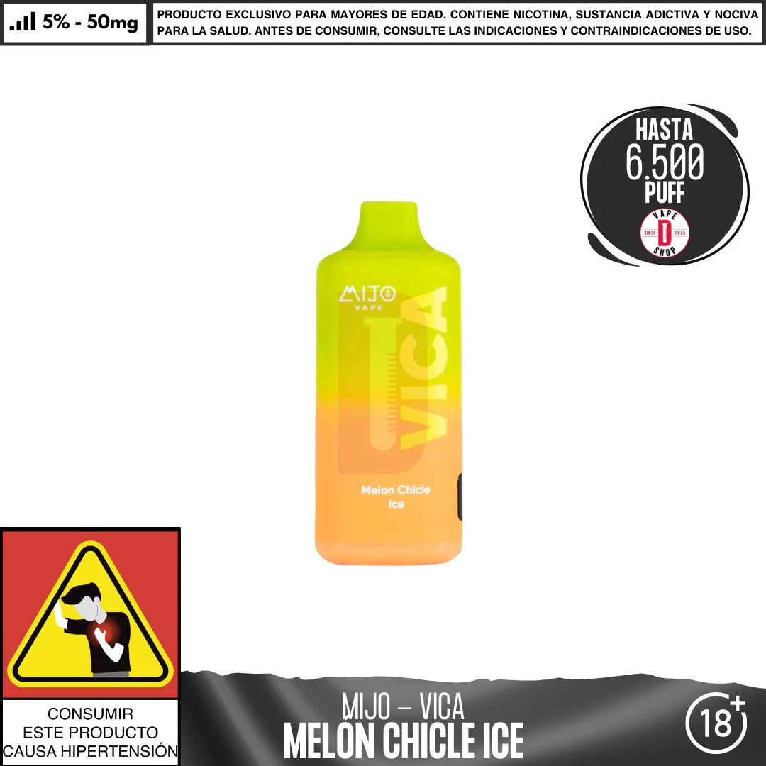 Mijo - Vica 6500 PUFF - Vape Desechable - Mijo | DIS - MITO - MCI - VIC - 50
