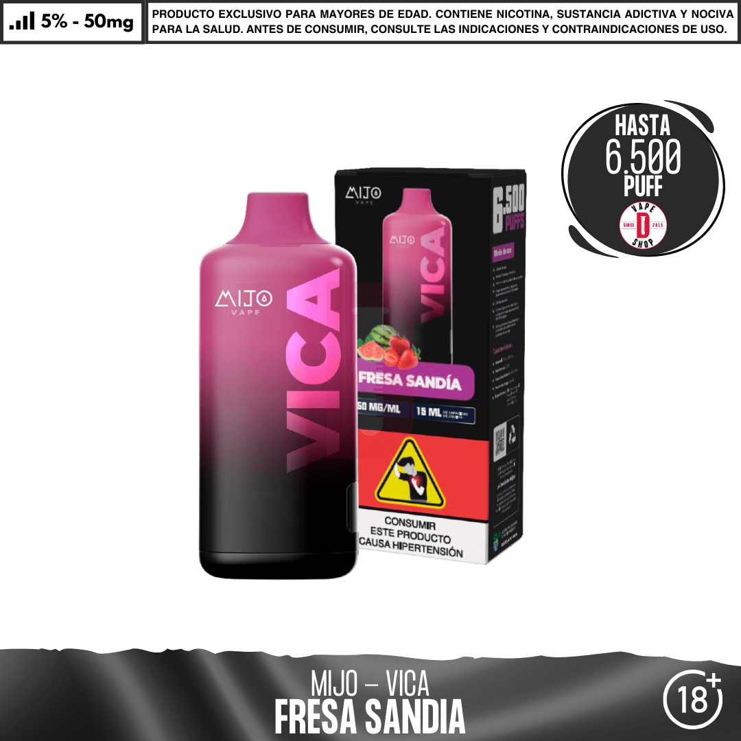 Mijo - Vica 6500 PUFF - Vape Desechable - Mijo | DIS-MITO-FRS-VIC-50