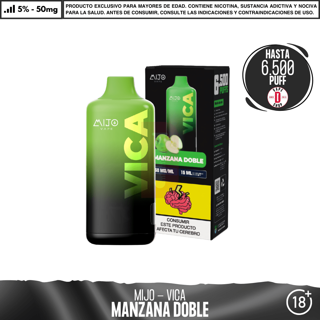 Mijo - Vica 6500 PUFF - Vape Desechable - Mijo | DIS-MITO-MAD-VIC-50
