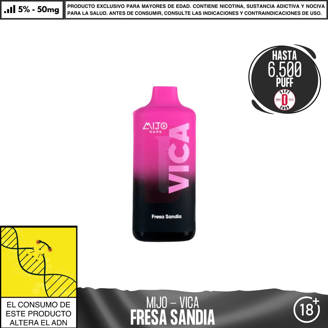 Mijo - Vica 6500 PUFF - Vape Desechable - Mijo | DIS - MITO - FRS - VIC - 50