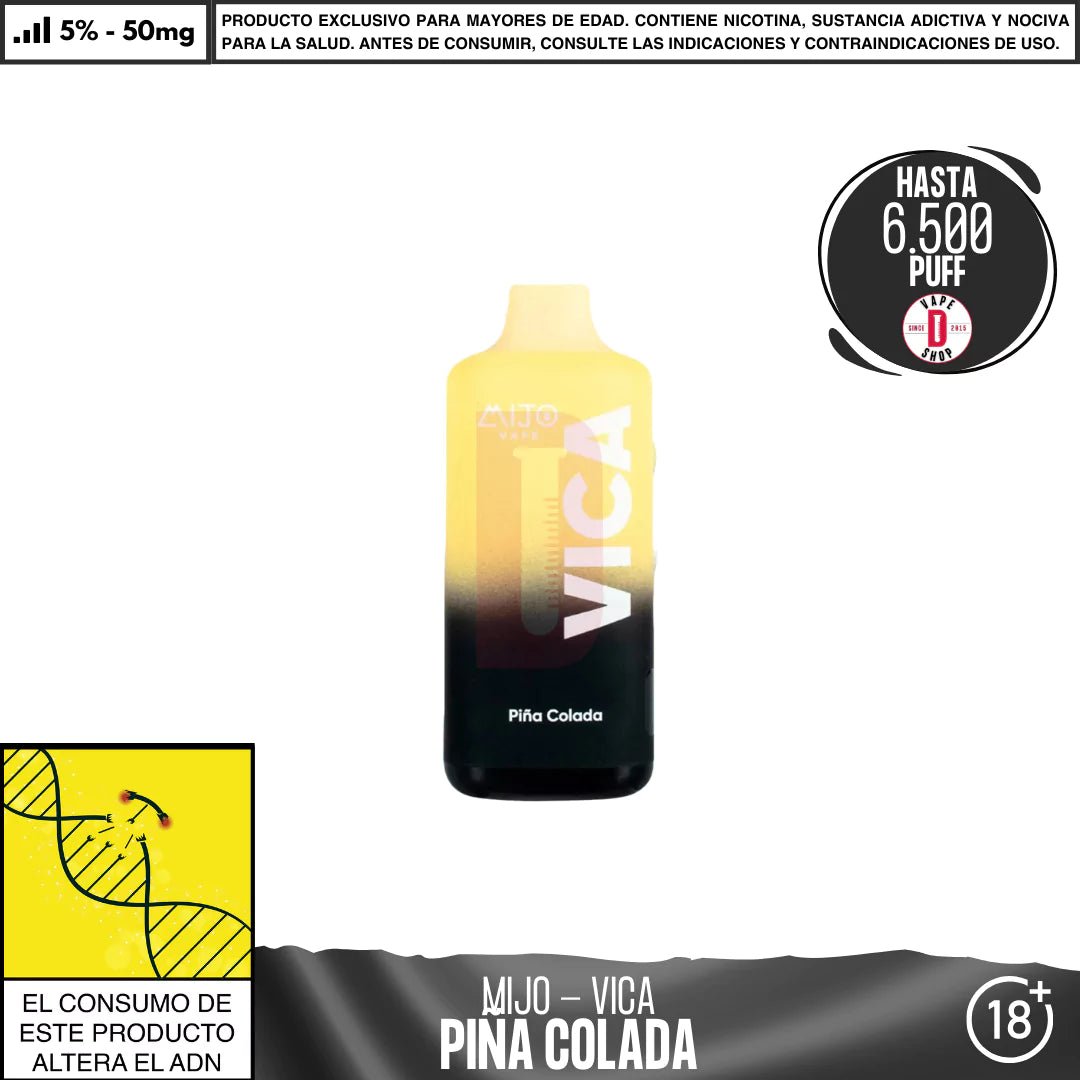 Mijo - Vica 6500 PUFF - Vape Desechable - Mijo | DIS - MITO - PIC - VIC - 50