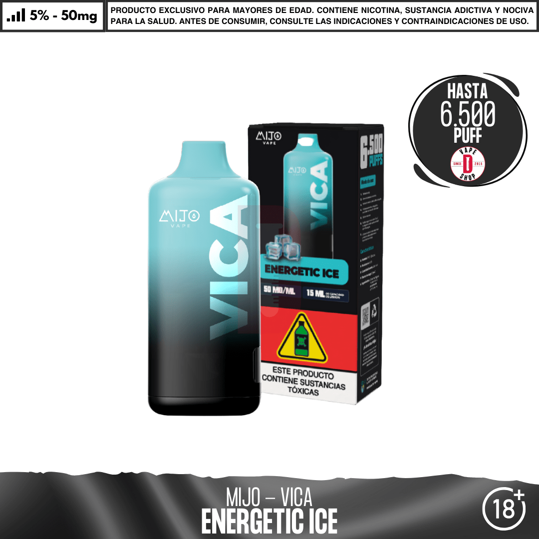 Mijo - Vica 6500 PUFF - Vape Desechable - Mijo | DIS-MITO-ENI-VIC-50