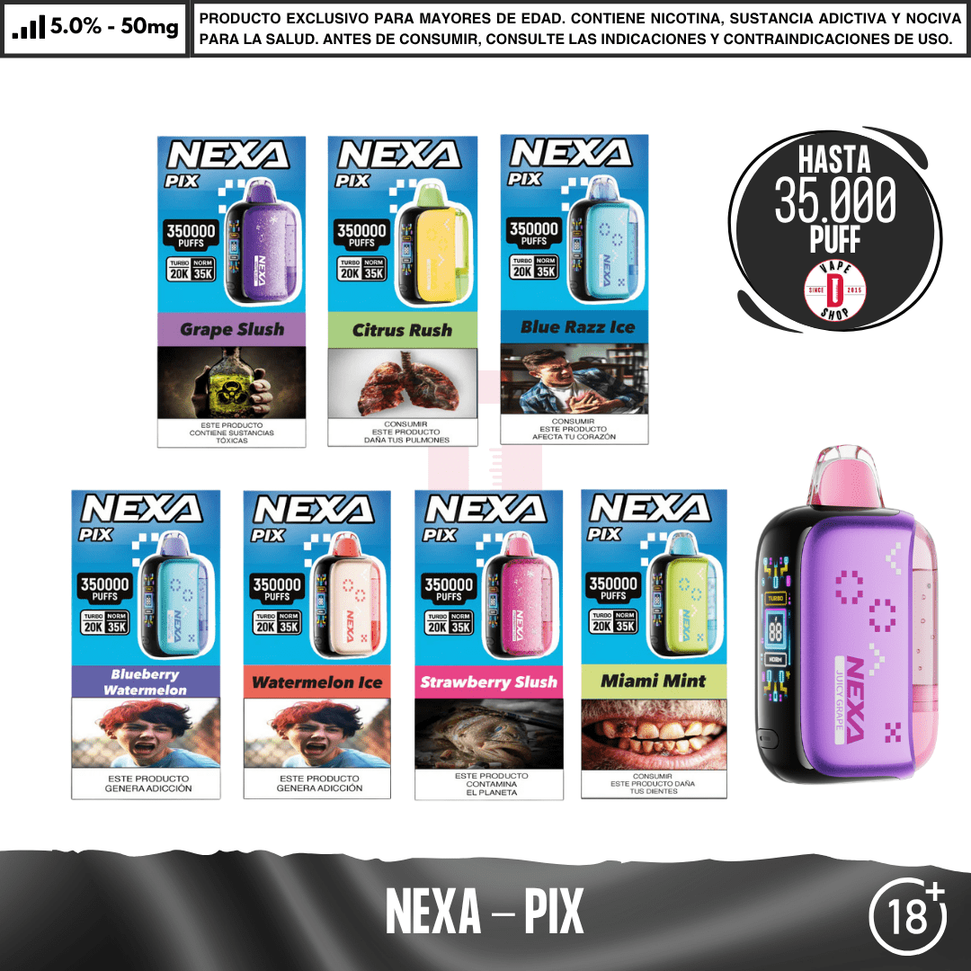 NEXA - PIX 35000 Puff - Vape Desechable - Nexa | DIS-NEX-PIX-WAI