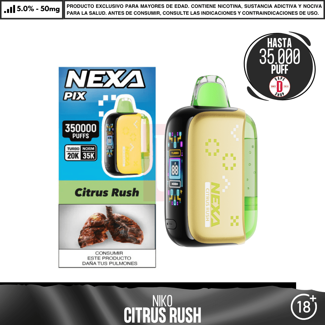 NEXA - PIX 35000 Puff - Vape Desechable - Nexa | DIS-NEX-PIX-CIR
