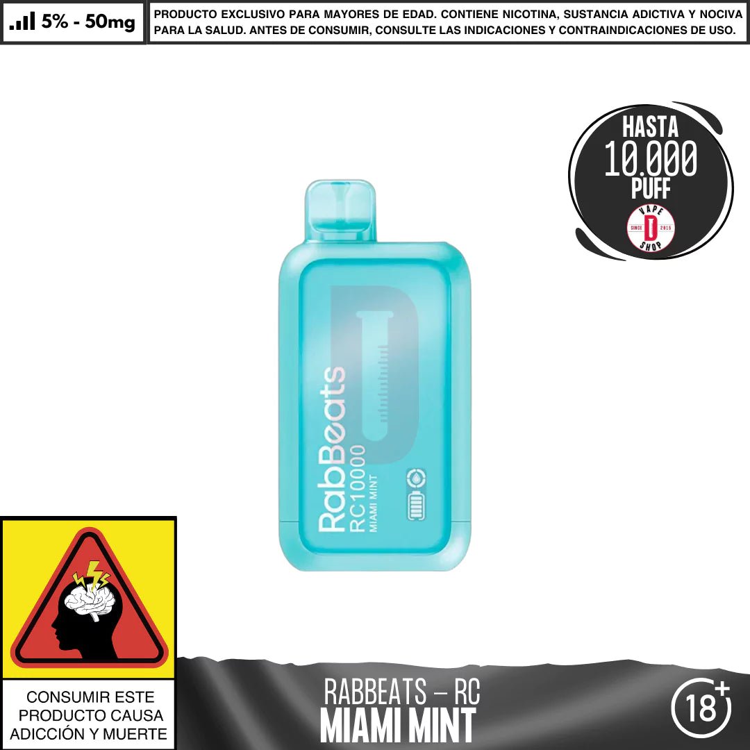 RabBeats - RC 10000 PUFF - Vape Desechable - RabBeats | DIS - RABE - RC10 - MIM