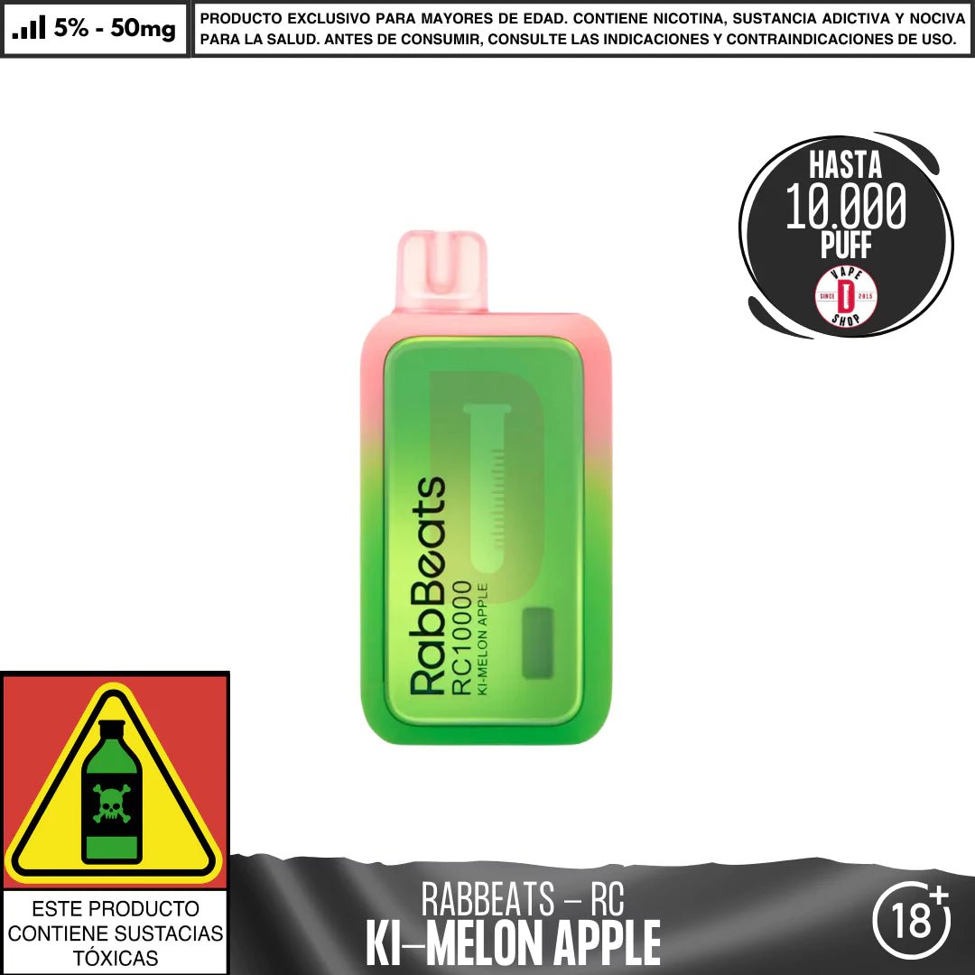 RabBeats - RC 10000 PUFF - Vape Desechable - RabBeats | DIS - RABE - RC10 - KMA