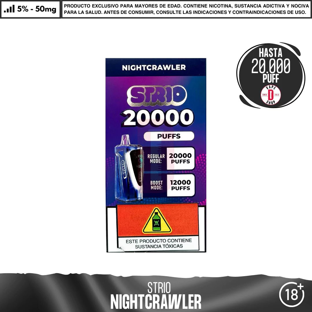 STRIO - 20000 Puffs - Vape Desechable - Strio | DIS - STR - 20K - NCW