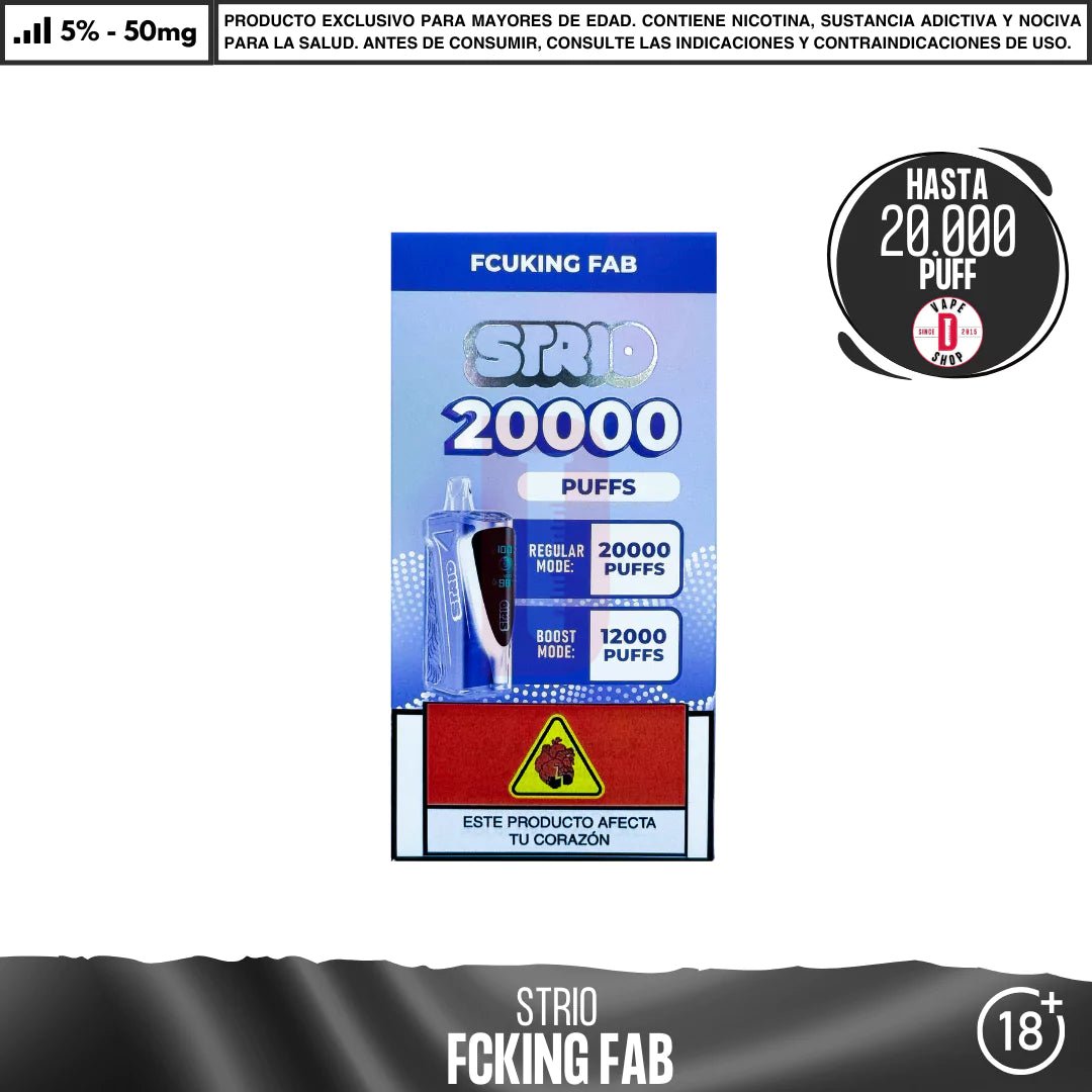 STRIO - 20000 Puffs - Vape Desechable - Strio | DIS - STR - 20K - FCF