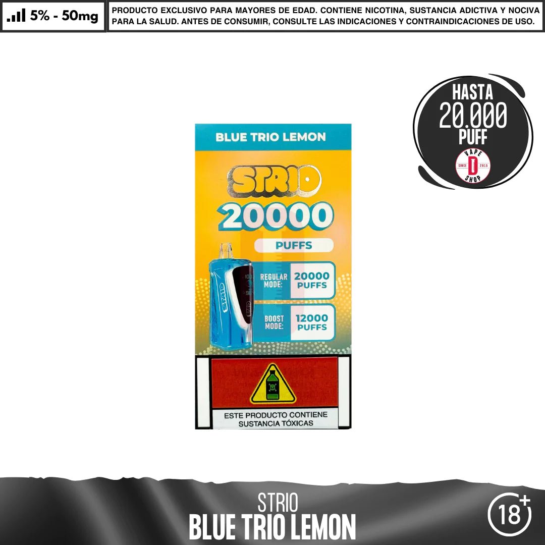 STRIO - 20000 Puffs - Vape Desechable - Strio | DIS - STR - 20K - BTL