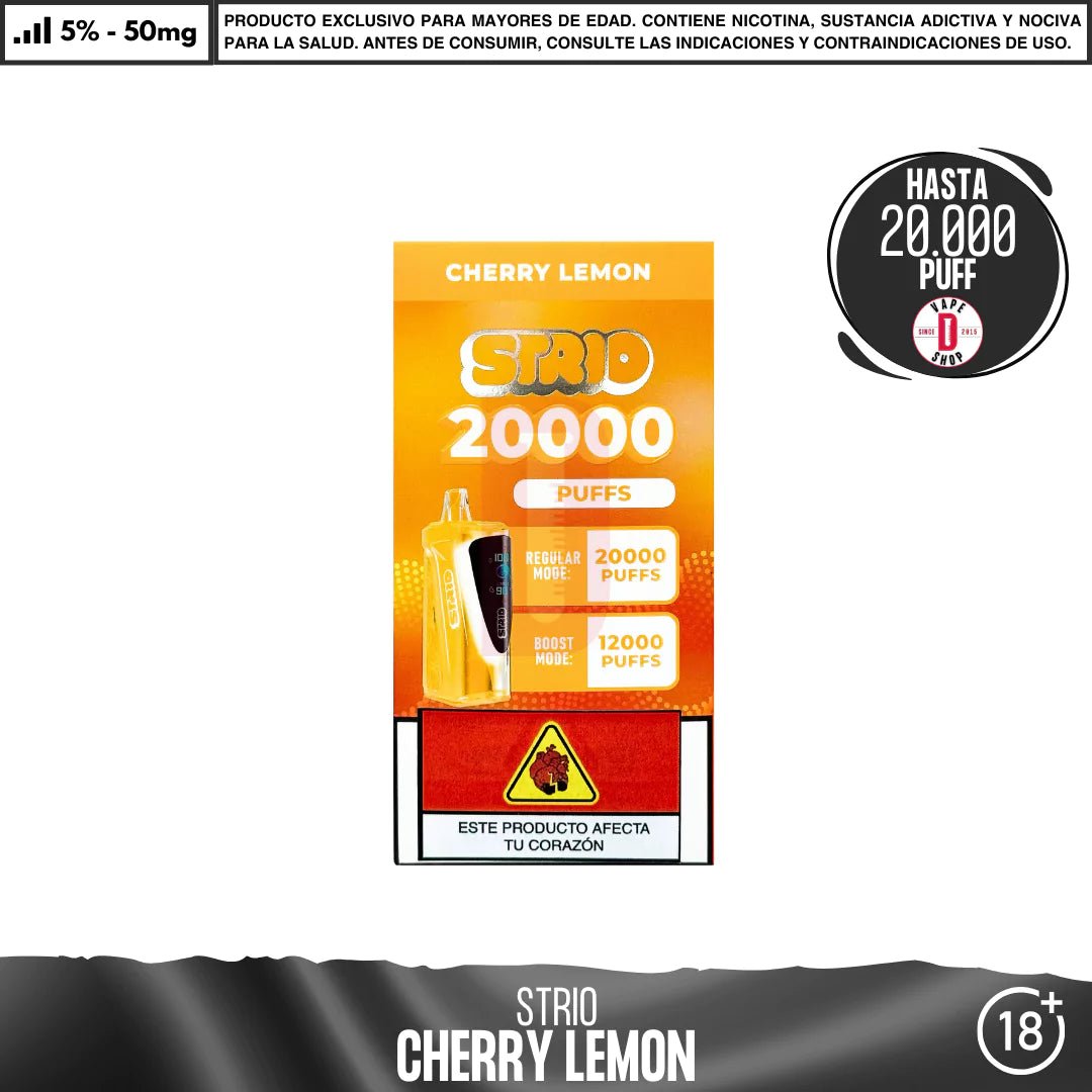 STRIO - 20000 Puffs - Vape Desechable - Strio | DIS - STR - 20K - CHL