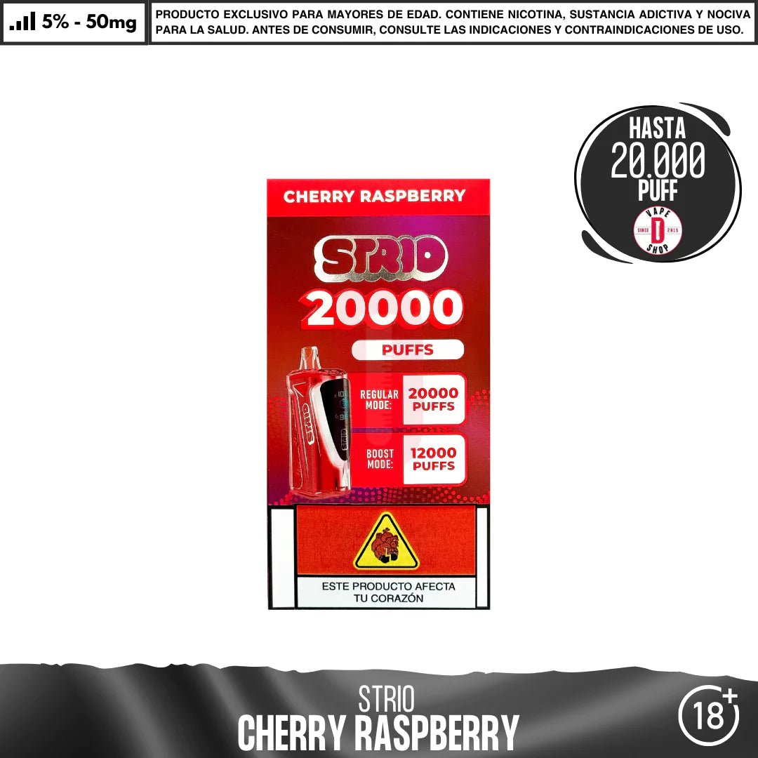 STRIO - 20000 Puffs - Vape Desechable - Strio | DIS - STR - 20K - CHR