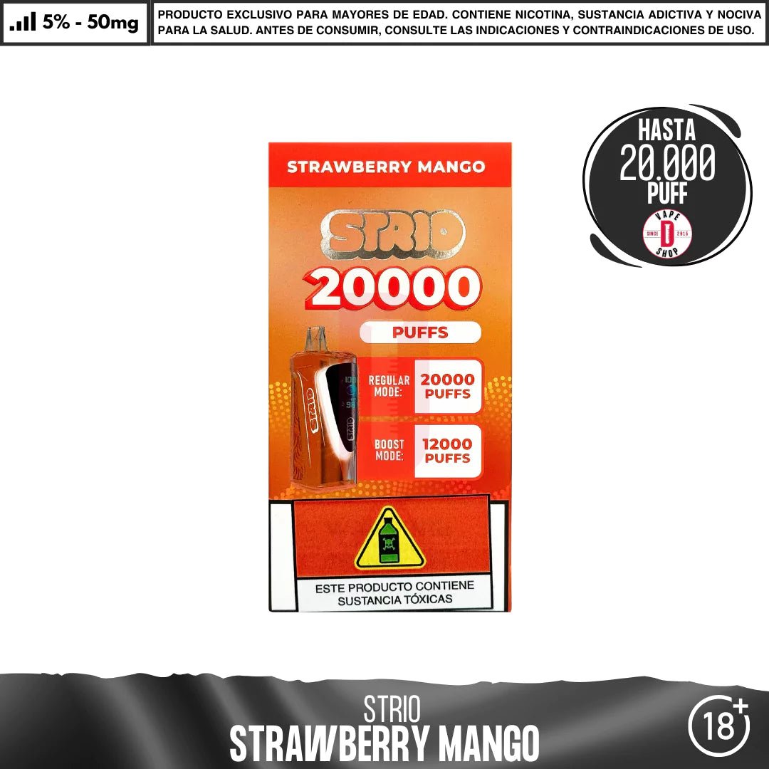 STRIO - 20000 Puffs - Vape Desechable - Strio | DIS - STR - 20K - STM