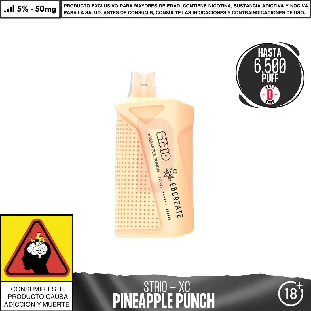Strio - XC 6500 PUFF - Vape Desechable - Strio | DIS - STR - XC65 - PIP